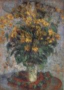Claude Monet Jerusalem Artichoke Flowers France oil painting artist